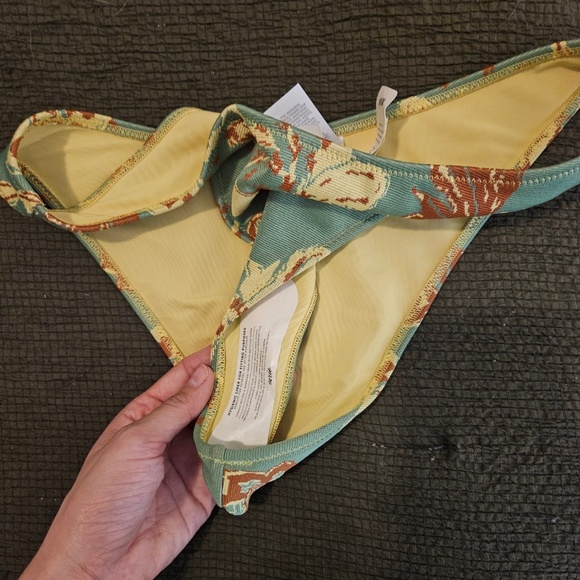 Aerie Floral Swimsuit Jade/Yellow - Picture 6 of 6